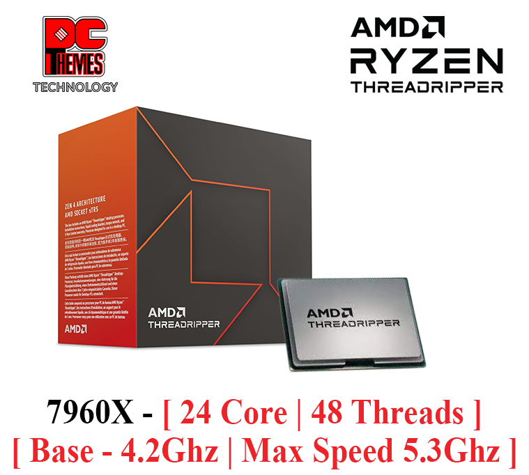 AMD THREADDRIPPER PRO 7995WX [ TDP 350W | 96 Core | 192 Threads